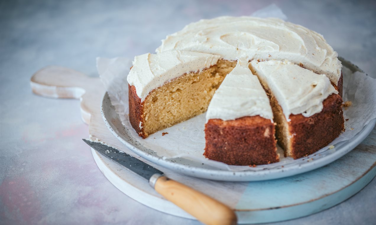 Vaniljakreemikakku Resepti Dr. Oetker